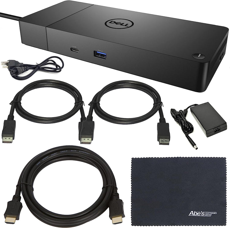 For Dell WD19S USB Type-C Docking Station with 130W/180W Power Adapter and Plug