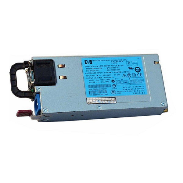 For HP DL180 380G6 460W Sevrer Power Supply - 591553-001 599381-001-FKA