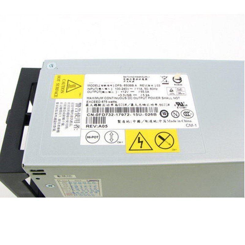 Dell PowerEdge 1800 675W Redundant Power Supply FD732 0FD732 DPS-650BB A-FKA
