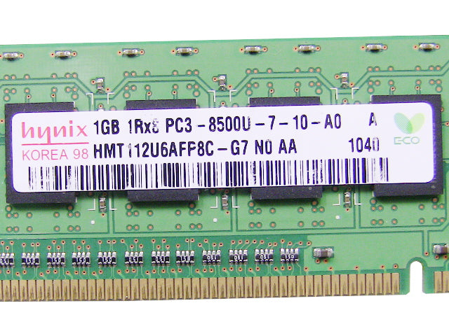 For Dell OEM DDR3 1066Mhz 1GB PC3-8500U Non-ECC RAM Memory Stick - F680F w/ 1 Year Warranty-FKA