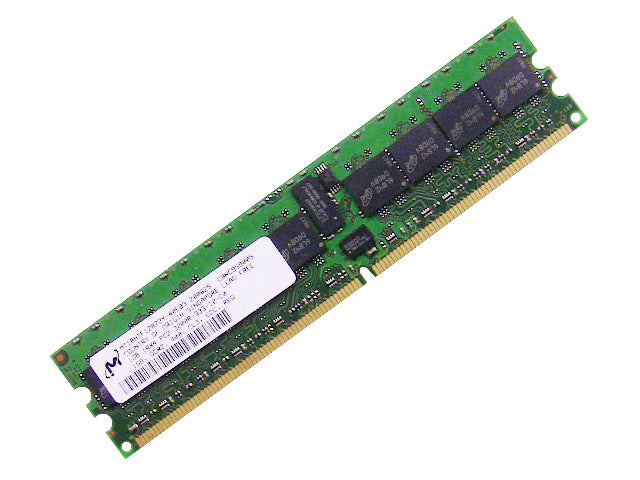 For Dell OEM DDR2 400Mhz 1GB PC2-3200R ECC RAM Memory Stick - MT18HTF12872Y-40EB3 w/ 1 Year Warranty-FKA