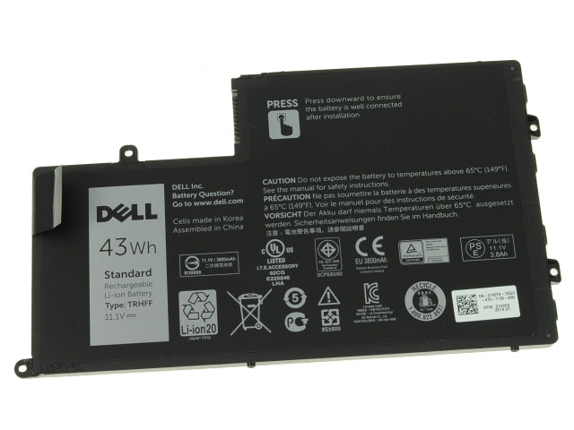 New Dell OEM Inspiron 14 (5447) / 15 (5547) Latitude 3550 43Wh 3-cell Laptop Battery - TRHFF-FKA