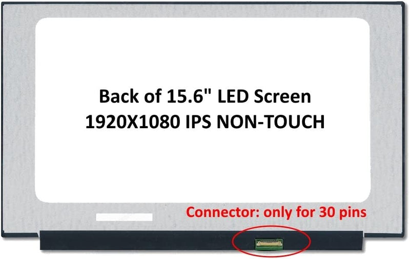 15.6" IPS FHD 1080P Matte Laptop LED LCD Replacement Screen/Panel Compatible with B156HAN02.1 B156HAN02.1 HW0A B156HAN02.1 HW1A (Non-Touch)-FKA