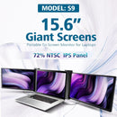 DELL Triple Portable Monitor – 15.6" FHD IPS Screen Extender for Laptops