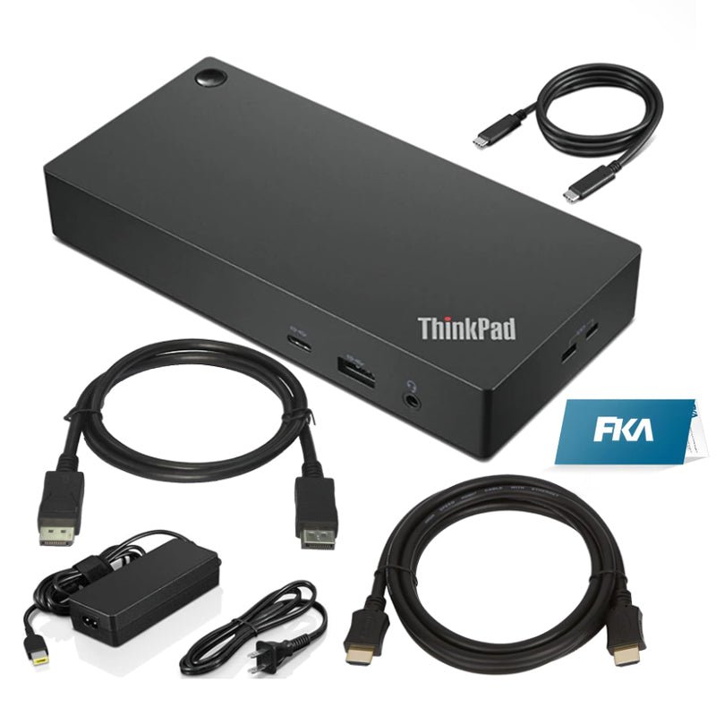 Lenovo ThinkPad USB-C Dock 40AY0090 – Dual 4K, 90W Power Delivery