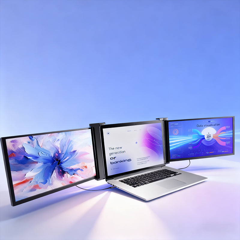 DELL Triple Portable Monitor – 15.6" FHD IPS Screen Extender for Laptops