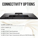 Dell P2725H IPS Monitor 27" – Full HD 1080p Display, Type-C, DisplayPort, Plug & Play