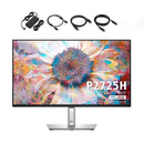 Dell P2725H IPS Monitor 27" – Full HD 1080p Display, Type-C, DisplayPort, Plug & Play