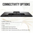 Dell P2425H Monitor 24 Inch – Full HD 1080p IPS Display with DisplayPort & USB-C Connectivity (New)