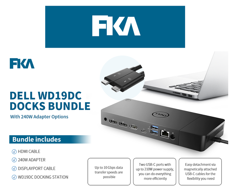 Dell WD19DC Dual 4K Dock