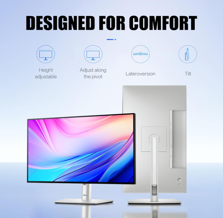 Dell UltraSharp U2424H 24" Monitor – Full HD 1080p IPS Display, 120Hz, USB-C & DisplayPort