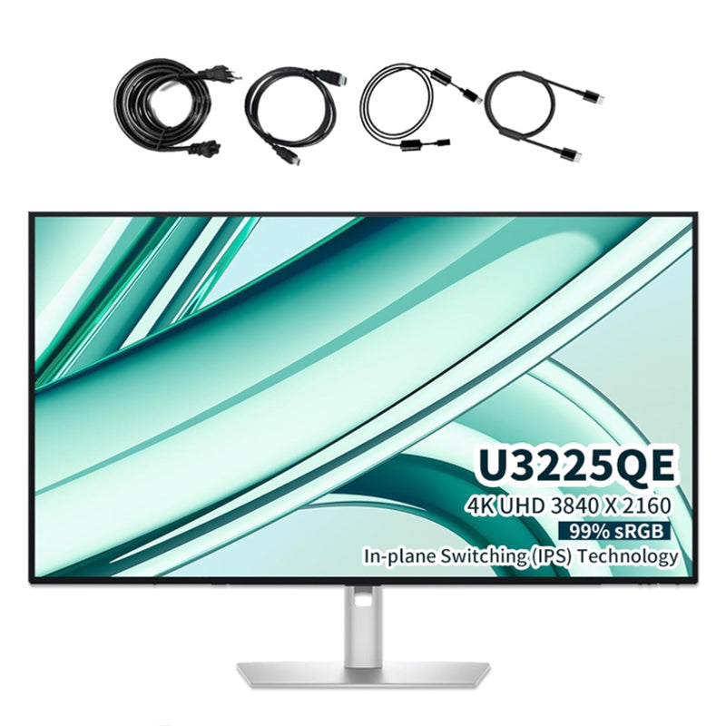 Dell UltraSharp U3225QE 32 Inch 4K IPS Monitor USB C DisplayPort 100Hz