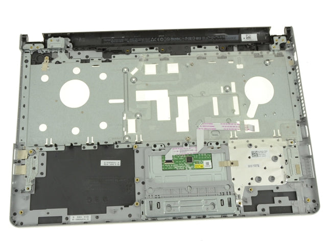 New Gray - Dell OEM Inspiron 15 (5558 / 5559 / 5555) Palmrest Touchpad Assembly with Silver Trim - 00KDP-FKA