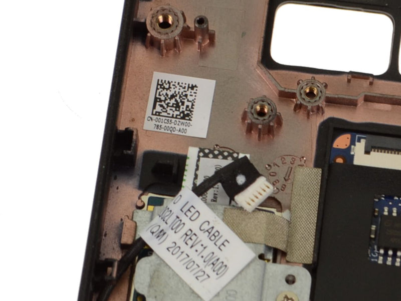 For Dell OEM Latitude 7280 / 7380 Palmrest Touchpad Assembly with Fingerprint Reader - 01C55-FKA