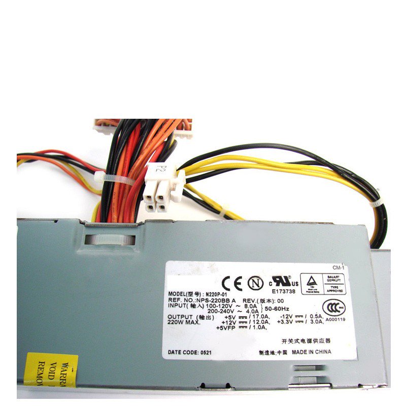 Dell N8368 0N8368 220Watt Power Supply for Optiplex 520GX SFF DT MT N220P-01-FKA