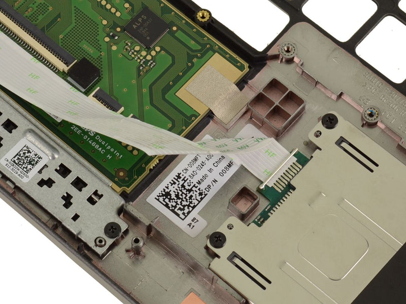 For Dell OEM Latitude 7490 Palmrest Touchpad Assembly with Fingerprint Reader - Gray - 08MFT-FKA