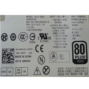 For Dell Optiplex 790 990 250W Power Supply 06MVJH D250ED-00 DPS-250AB-67 A-FKA