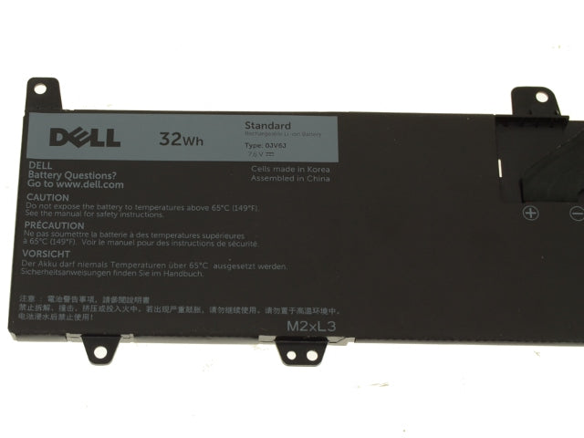 Dell OEM Original Inspiron 11 (3162 / 3164 / 3168) 32Wh 2-cell Laptop Battery - 0JV6J w/ 1 Year Warranty-FKA