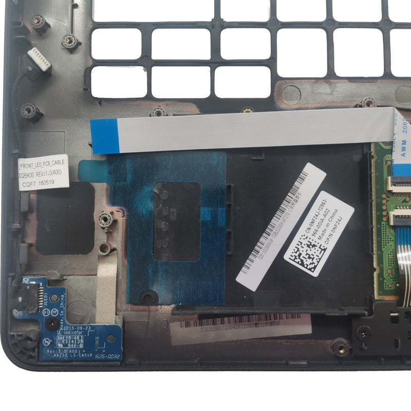 Touchpad Palmrest Assembly for Dell Latitude E7270 - NF24J 0NF24J-FKA
