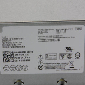 Dell Inspiron 3250 SFF DE-ZG181TTGR PSU 180W Power Supply RN5TM B180NS-00-FKA