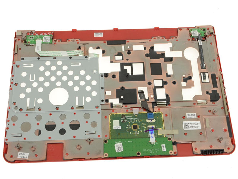 New Red - Dell OEM Inspiron 14R (N4110) Palmrest Touchpad Assembly - 12TFR-FKA