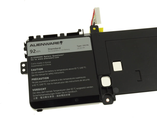 Alienware 15 R1 R2 Original 8-cell Laptop Battery 92Wh - 191YN w/ 1 Year Warranty-FKA