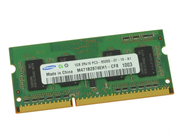 For Dell OEM DDR3 1GB 1066Mhz PC8500 Sodimm Laptop RAM Memory Stick w/ 1 Year Warranty-FKA
