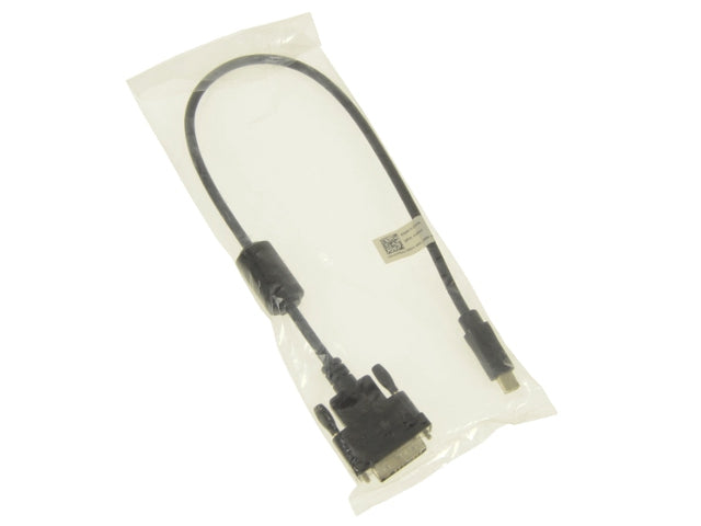 New Dell OEM DVI-D (single link Male) to Mini DisplayPort (Male) Dongle Adapter Cable - 1P5JJ-FKA