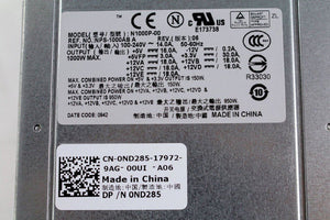 For Dell Precision Workstation 1000W Power Supply ND285 0ND285-FKA