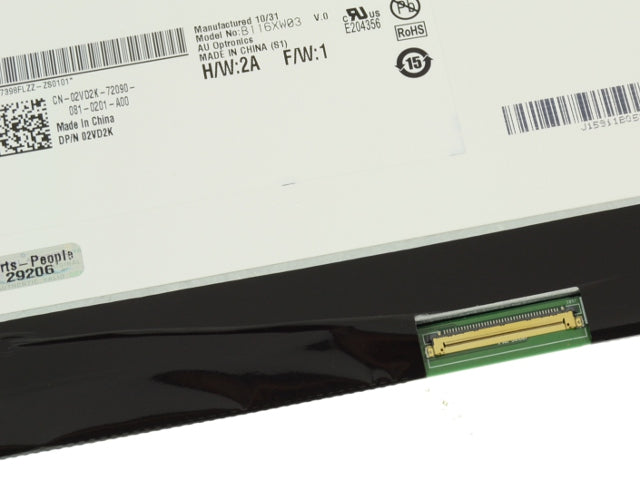 For Dell OEM Inspiron 11z 1110 M101z 1120 1121 / Alienware M11x M11xR2 M11xR3 11.6" WXGAHD LCD LED Widescreen - 2VD2K 02VD2K CN-02VD2K-FKA