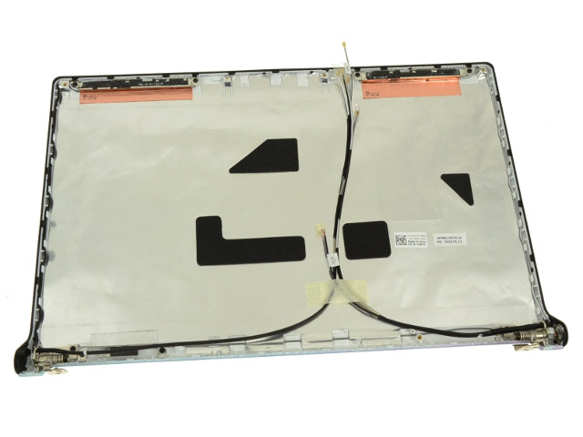 New Blue Horizon - Dell OEM Studio 1555 1557 1558 15.6" LCD Back Cover Lid Top with Hinges and Power Button - 2XKFG-FKA
