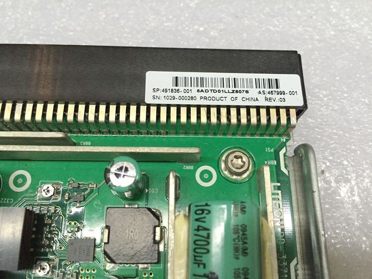 HP DL370 G6 ML370G6 Power Supply Backplane Board 491836-001 467999-001-FKA