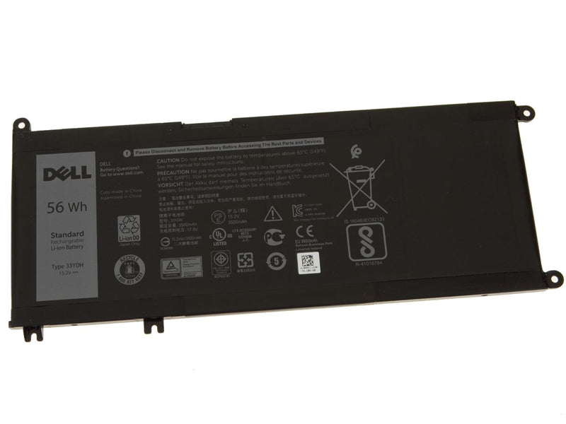 New Dell OEM Original Inspiron 17 (7778 / 7779) 56Wh 4-cell Laptop Battery - 33YDH-FKA