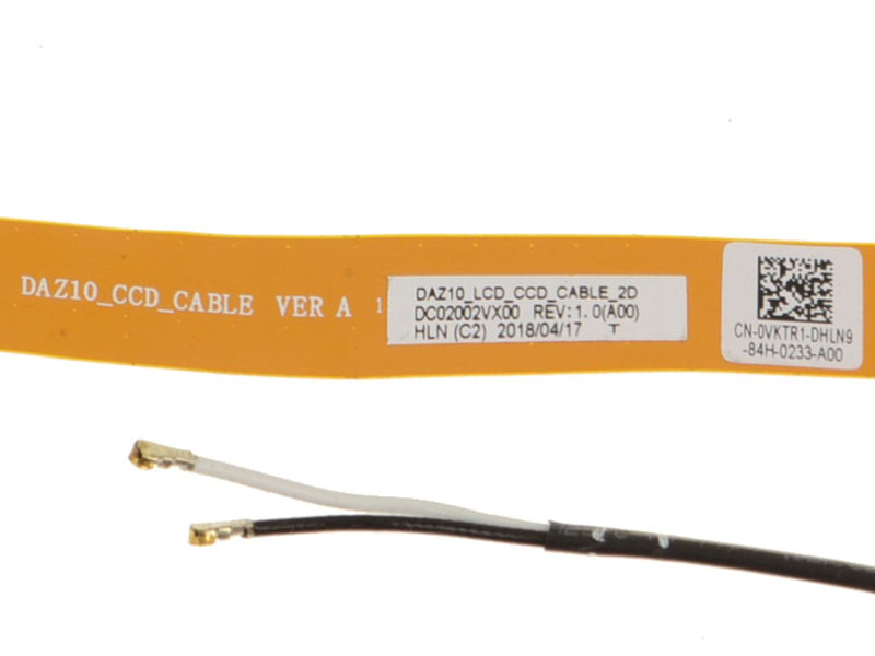 For Dell OEM XPS 15 (9575) 15.6" Touchscreen UHD 4K LCD Display Complete Assembly - 408V2-FKA