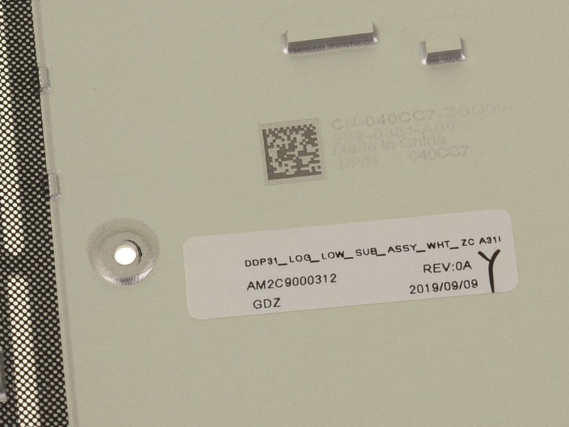 New Dell OEM XPS 13 (7390) 2-in-1 Bottom Base Metal Cover Assembly - 40CC7-FKA
