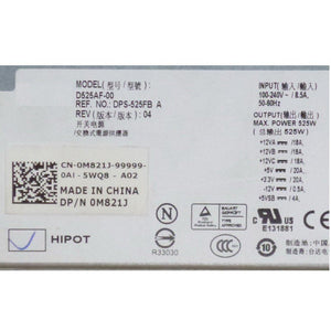 Dell Precision T3500 525W Power Supply 0M821J D525AF-00-FKA