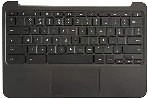 CAPARTS New Palmrest Keyboard & Touchpad Compatible with HP Chromebook 11 G4 EE,P/N 851145-001 EAY0702301A Black-FKA