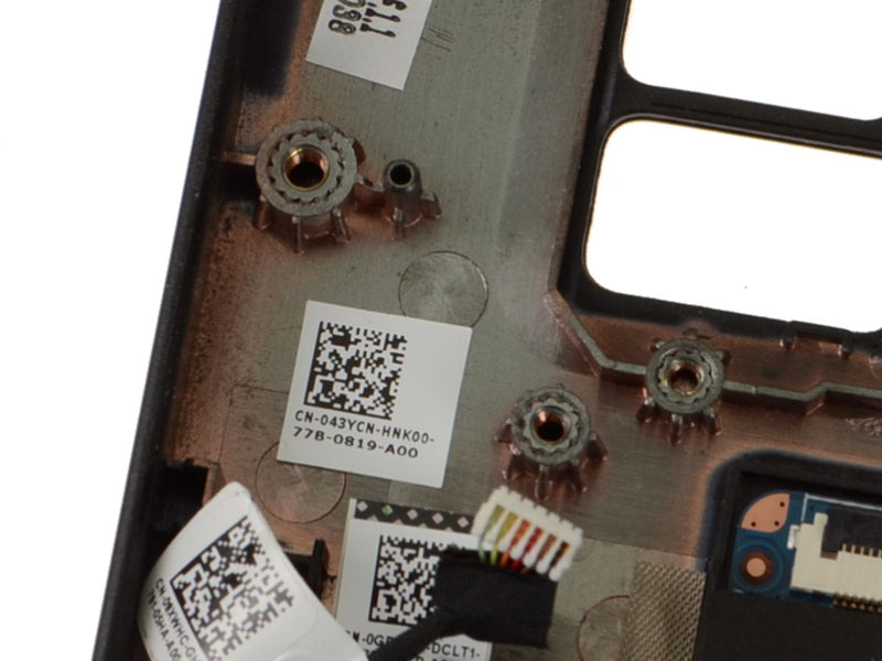 New Dell OEM Latitude 7280 / 7380 Palmrest Touchpad Assembly with Fingerprint Reader - 43YCN-FKA