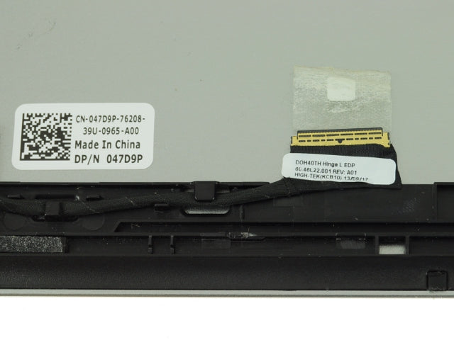 New Dell OEM Inspiron 14 (7437) 14" LCD Back Cover Lid with Hinges for Touchscreen - 47D9P-FKA