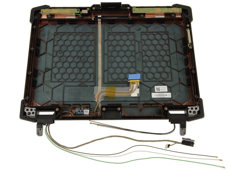 For Dell OEM Latitude XFR E6420 Rugged LCD Back Top Cover Lid Assembly with Hinges and Cables - No TS - 4G5YM-FKA