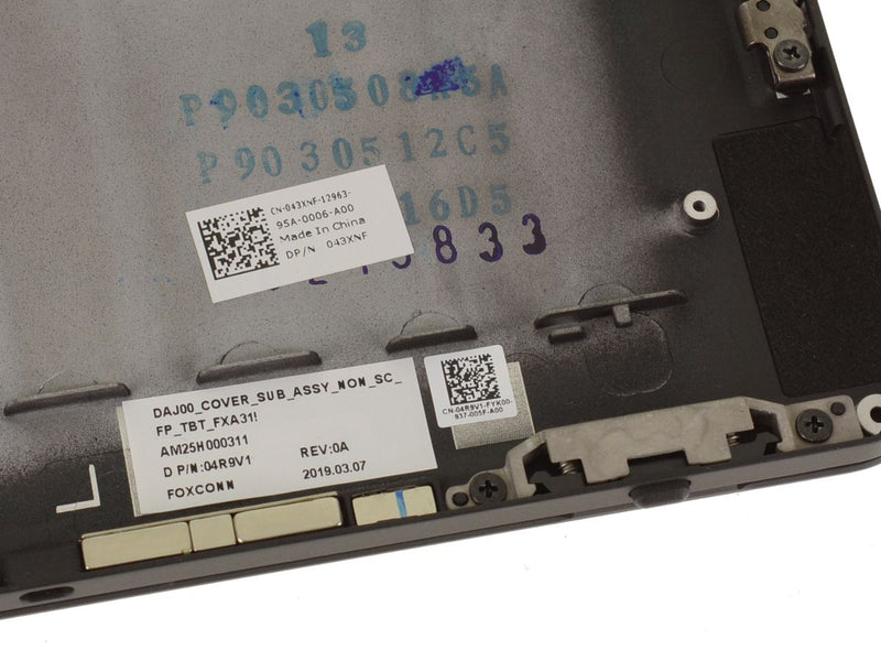 New Dell OEM Latitude 5290 2-in-1 Tablet Back Cover - 43XNF - 4R9V1-FKA