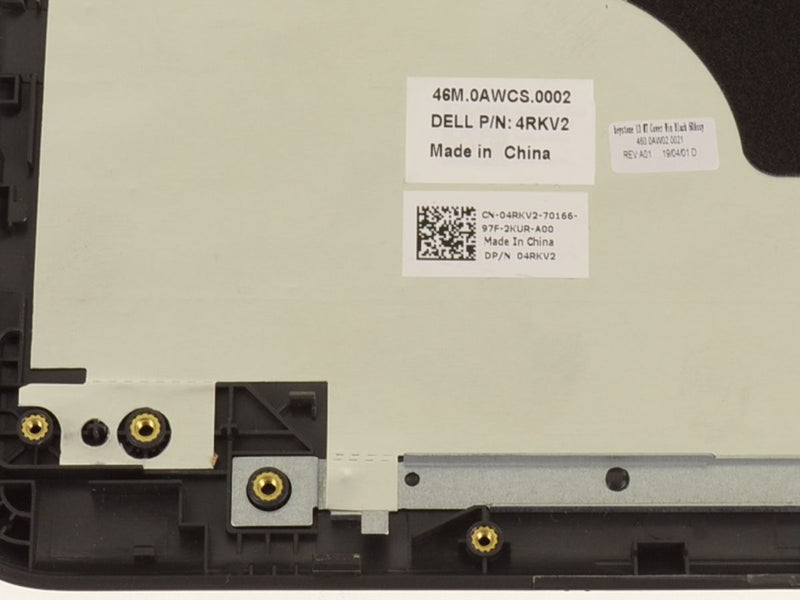 Dell OEM Latitude 13 (3380) 13.3" LCD Back Cover Lid Assembly - WWAN - NTS - 4RKV2-FKA