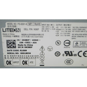 Dell Vostro 220 360W Power Supply 0N380F PS-6301-6-FKA