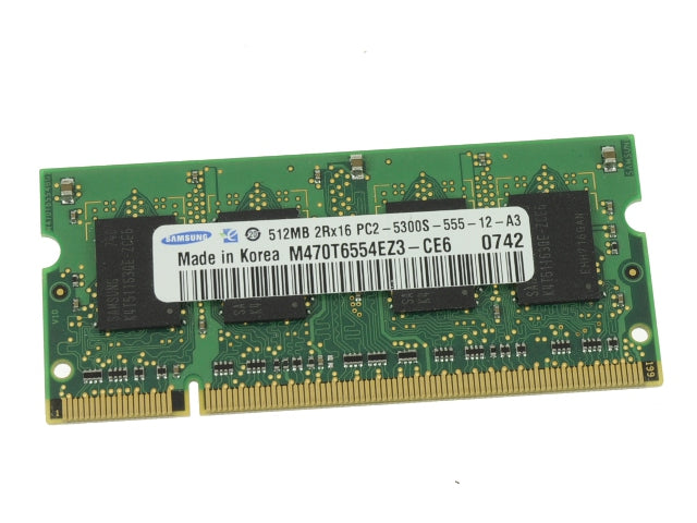 For Dell OEM DDR2 512mb 667Mhz PC5300 Sodimm Laptop RAM Memory Stick - PULL w/ 1 Year Warranty-FKA