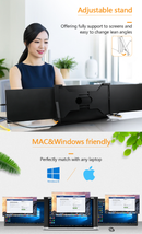 Portable Triple Screen Laptop 1080P IPS Dual Display 11.6 Inch-FKA