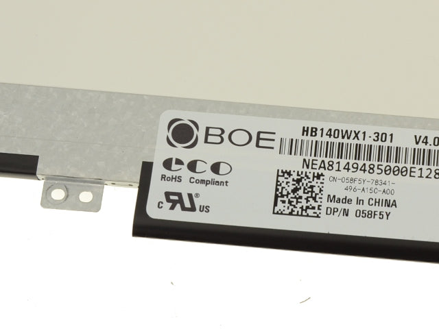 For Dell OEM Inspiron 14 (3441 / 3442 / 3443 / 5447) 14" WXGAHD LCD LED Widescreen - Glossy - 58F5Y-FKA
