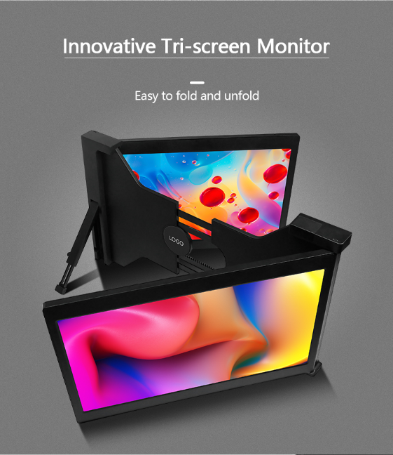 Portable Triple Screen Laptop 1080P IPS Dual Display 11.6 Inch-FKA