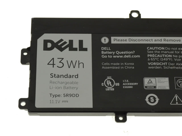 Dell OEM Original Chromebook 11 (3120) 43Wh 4-cell Laptop Battery - 5R9DD w/ 1 Year Warranty-FKA