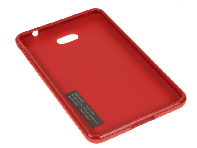 New RED - Dell OEM Venue 7 (3740) Tablet Rubber Duo Case - 5RDH0-FKA
