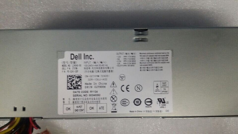 Dell Optiplex 790 990 SFF Desktop Power Supply 240W 02TXYM L240AS-00-FKA